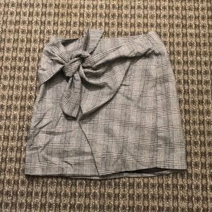 plaid business skirt